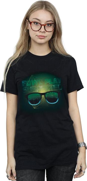 Image du produit Disney Femme/Les femmes Artemis Fowl Fowl Play Suspected Coton Boyfriend T-Shirt (S)