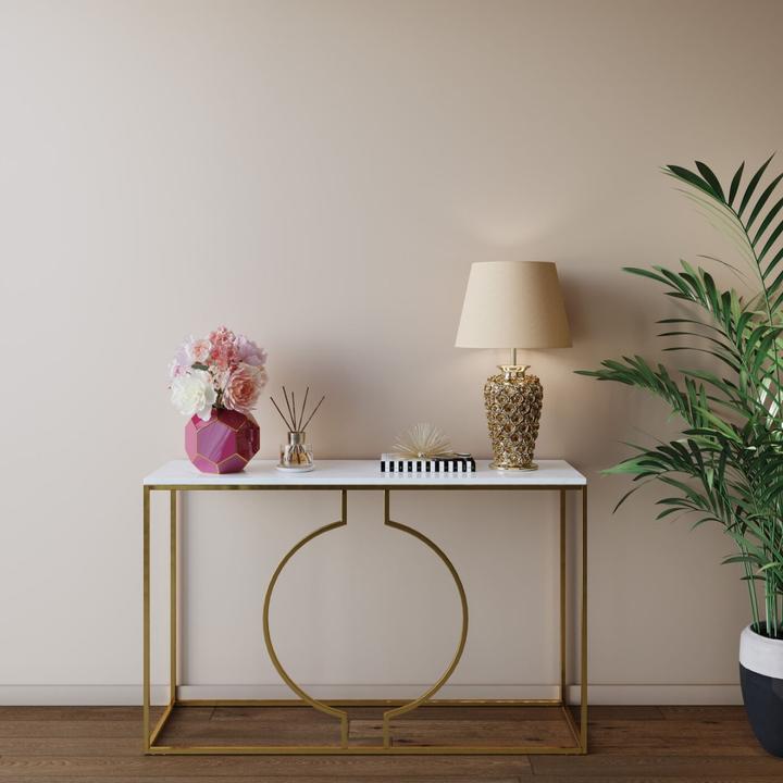 Actual product image Kare Design Table lamp Rose Gold 56cm