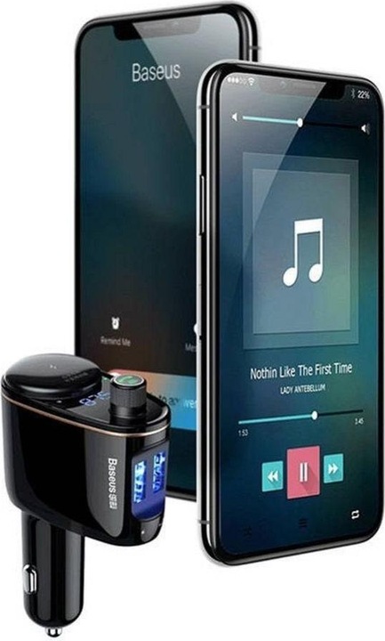 Actual product image Baseus Car Bluetooth MP3 Player S-06Black OS