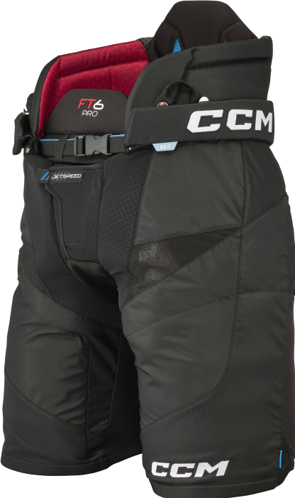 Actual product image CCM JetSpeed FT6 PRO SR hockey shorts (XL, dark blue) (XL)