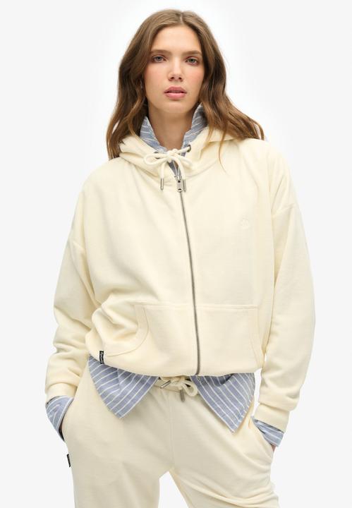 Produktbild Superdry Damen Kapuzenpullover aus Cord mit Reissverschluss (XL)