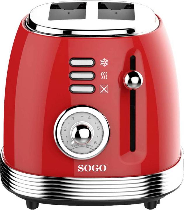 Sogo 2-Slice Broodrooster Eternal Retro Series