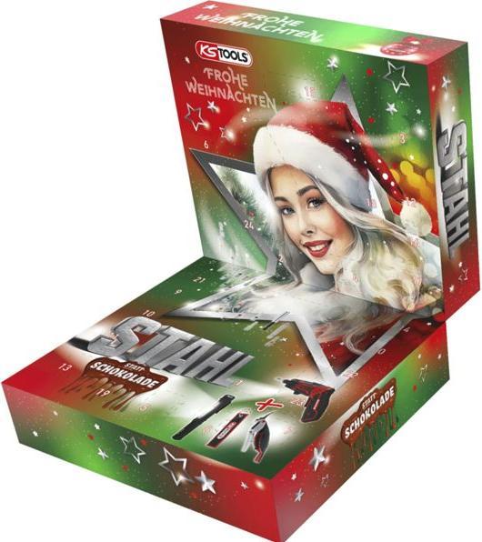 KS Tools Adventskalender Stahl statt Schokolade 515.6599