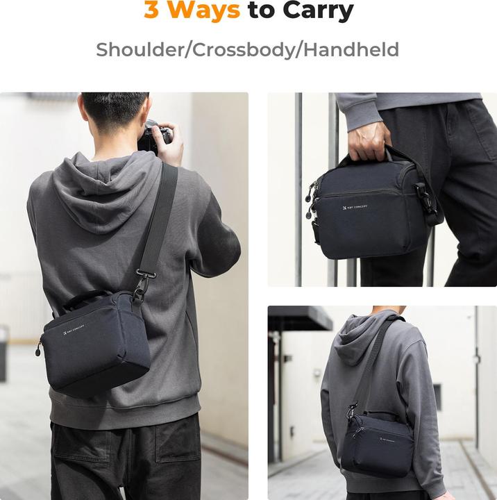 Actual product image K&F Concept Sling Bag 5L Urban Wander 05 (Deep Blue) (Camera shoulder bag, 5 l)