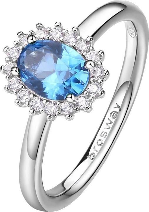 Produktbild Brosway Fancy Freedom Blue FFB70 elegant silver ring - Circuit: 54mm (54, 925 Silber)
