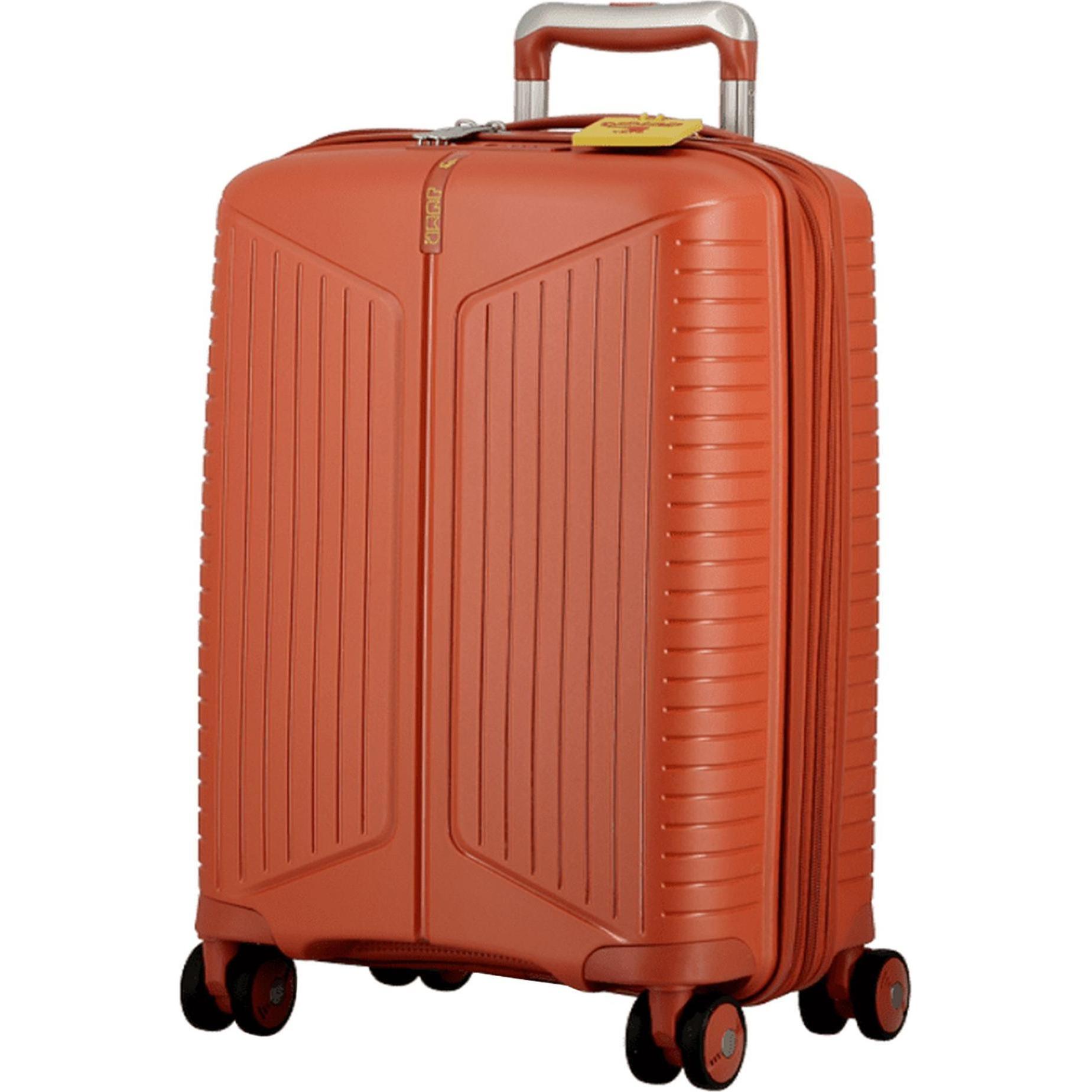 Thumbnail - Jump, Koffer, Evae 4 Rollen Kabinentrolley 55 cm mit Dehnfalte, Braun, (37 l, Handgepäck (bis 50l))