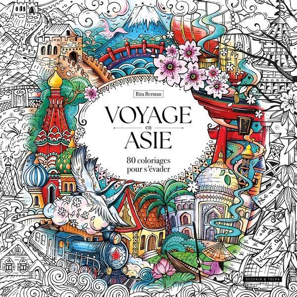 Actual product image Larousse pratique Voyage en Asie : 80 coloriages pour s'évader (French, 2025)