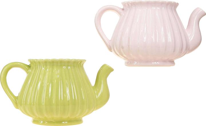 Viana Teekanne Übertopf für dekorative Trocken- und Pflanzenarrangements