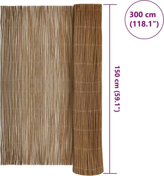 Produktbild vidaXL Bambuszaun