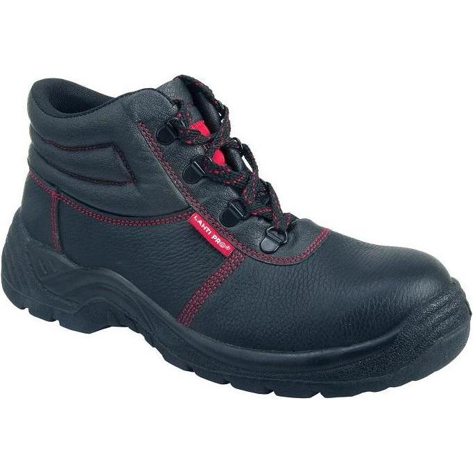 Lahti Pro, Sicherheitsschuhe, Shoes without nose cap, black leather, o1 src, "47", ce, lahti (O1, 47)