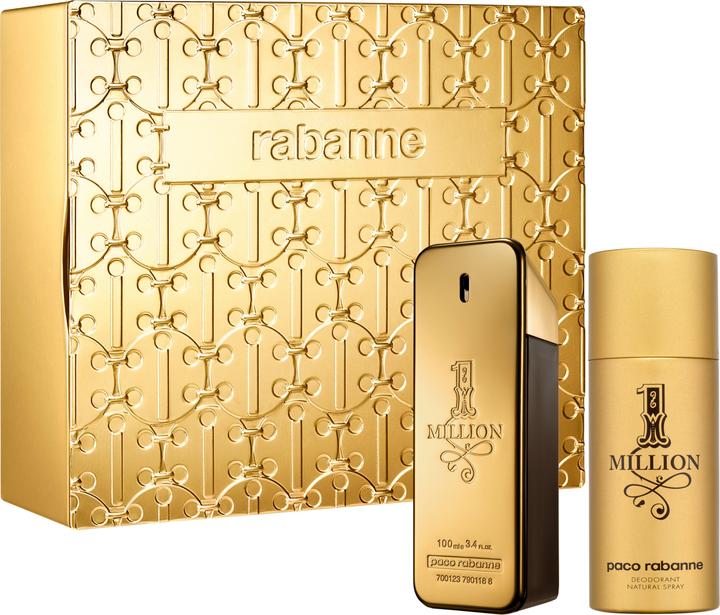 Paco Rabanne Cofanetto 1 Million Eau de Toilette 100ml + Deodorant Spray 150ml