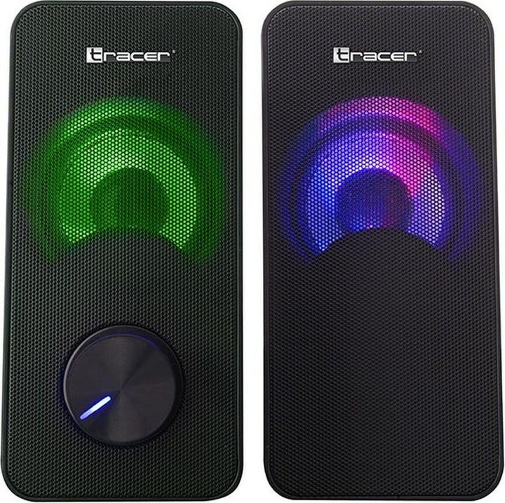 Tracer TRAGLO46366 Speakers 2.0 Loop RGB USB