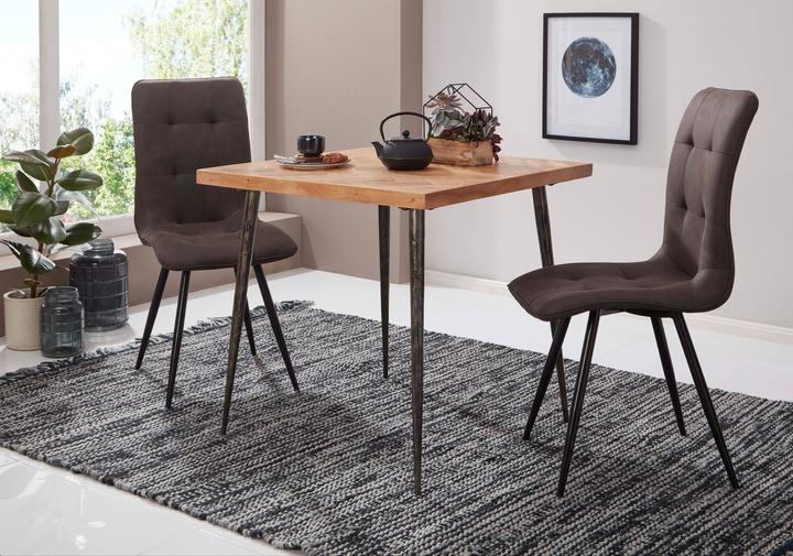 Produktbild FineBuy Esstisch Braun (80 x 80 x 76 cm)