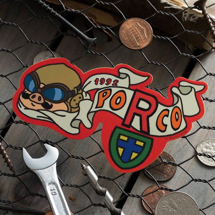 Produktbild Porco Rosso Aufkleber Porco