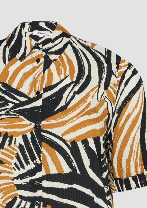 Produktbild s.Oliver Strukturiertes Hemdblusenkleid (52)