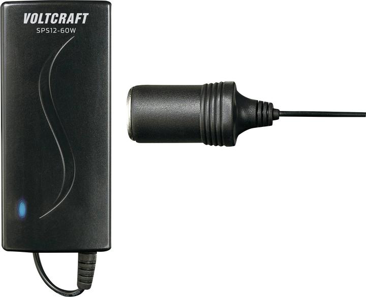Voltcraft Tischnetzteil mit Kfz-Buchse SPS12-60W