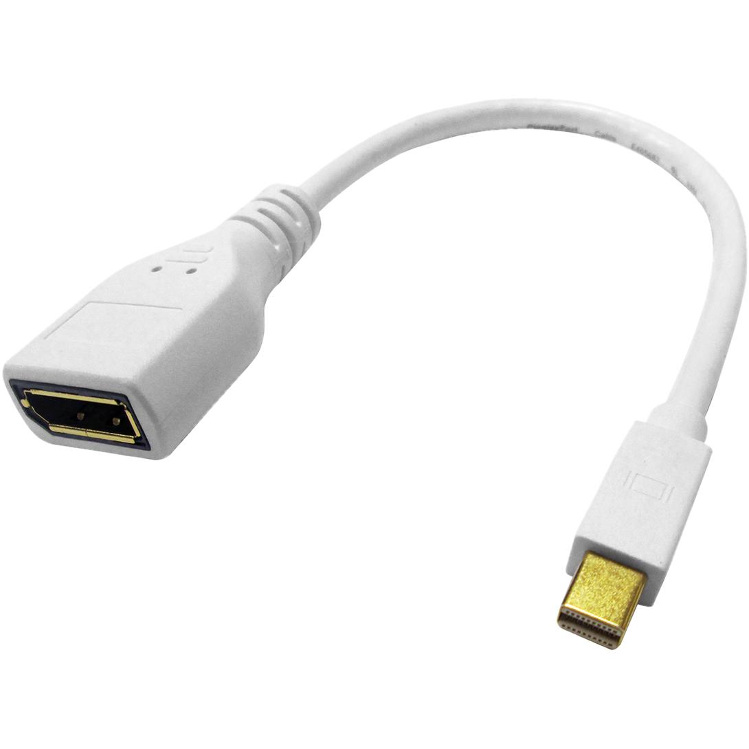 Roline Mini DP zu (Mini DP, 15 cm), Data + Video Adapter, Weiss