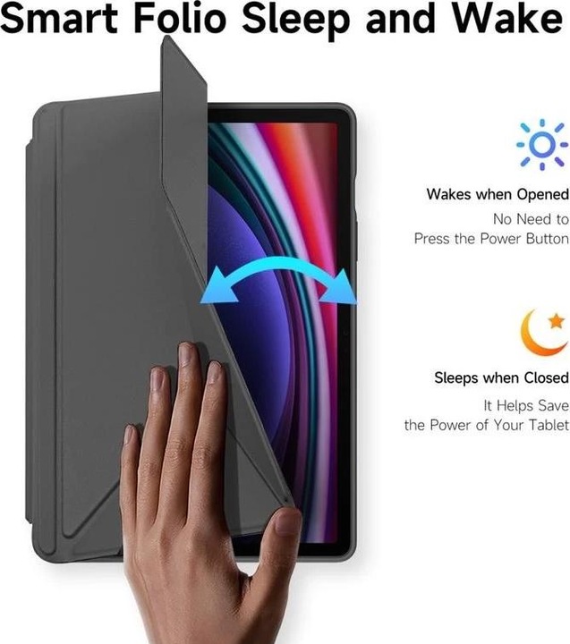 Actual product image Dux Ducis Magi Series Bookover (Galaxy Tab S9, Galaxy Tab S9 FE)