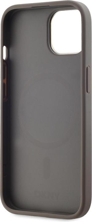 Produktbild DKNY PU Leather Checkered Pattern Magsafe Case for iPhone 15 Beige (Apple iPhone 15)