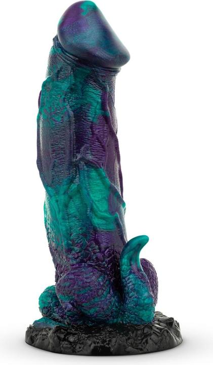 Actual product image Mythical Mates Dragonfly Dildo Purple & Green