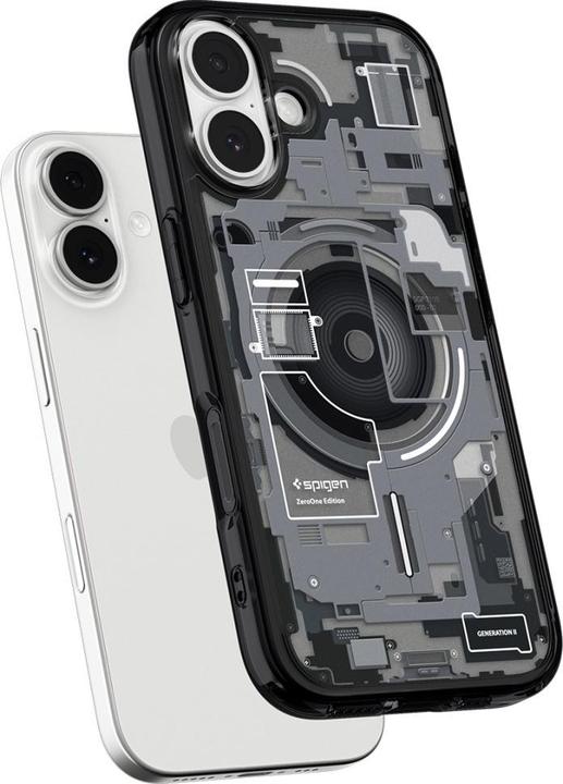 Actual product image Spigen - Ultra Hybrid Zero One MagSafe - iPhone 17 - Black (Apple iPhone 17)