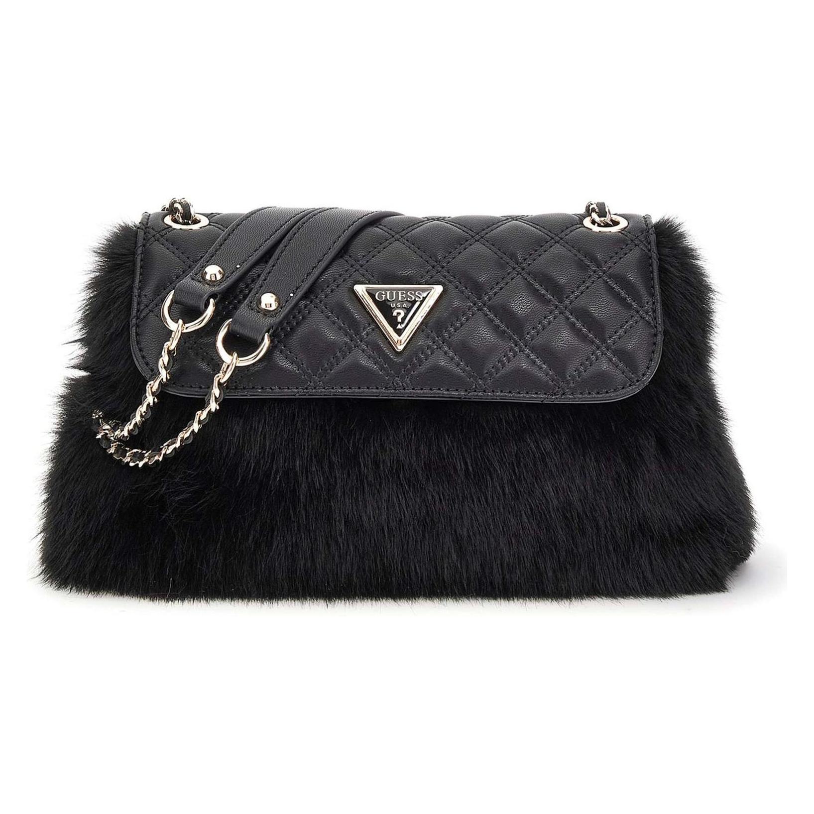 Guess, Damen, Handtasche, Lise Convertible Xbody Flap, Schwarz