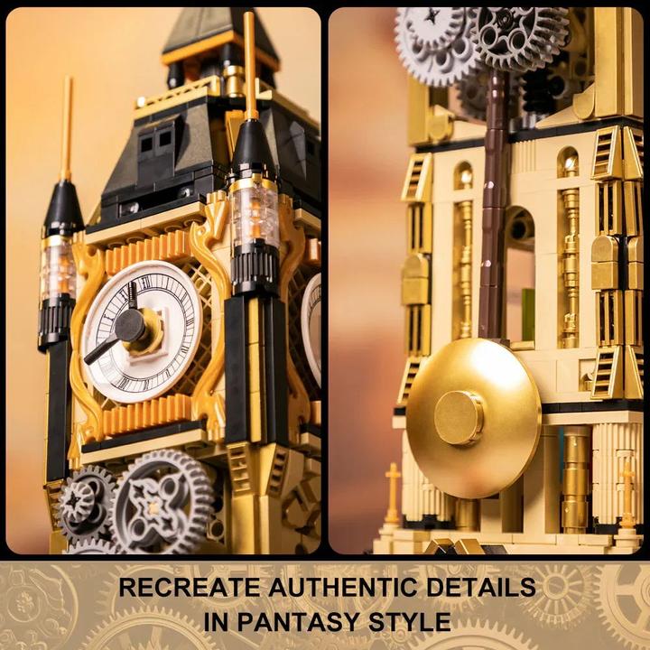 Actual product image Pantasy Steampunk series clock tower