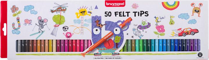 Produktbild Bruynzeel Kids Filzstifte, 50Stk. (50 x)