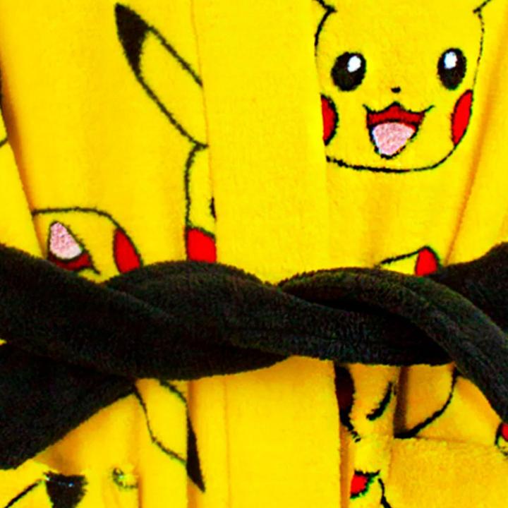 Actual product image Pokémon Children/Kids Pikachu Front Pocket Robe (110)