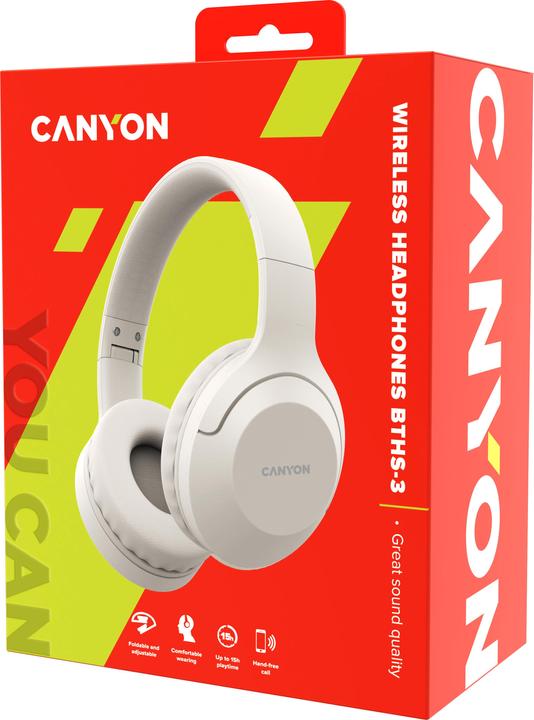 Produktbild Canyon BTHS-3 (keine Geräuschunterdrückung, 15 h, Kabellos, Kabelgebunden)