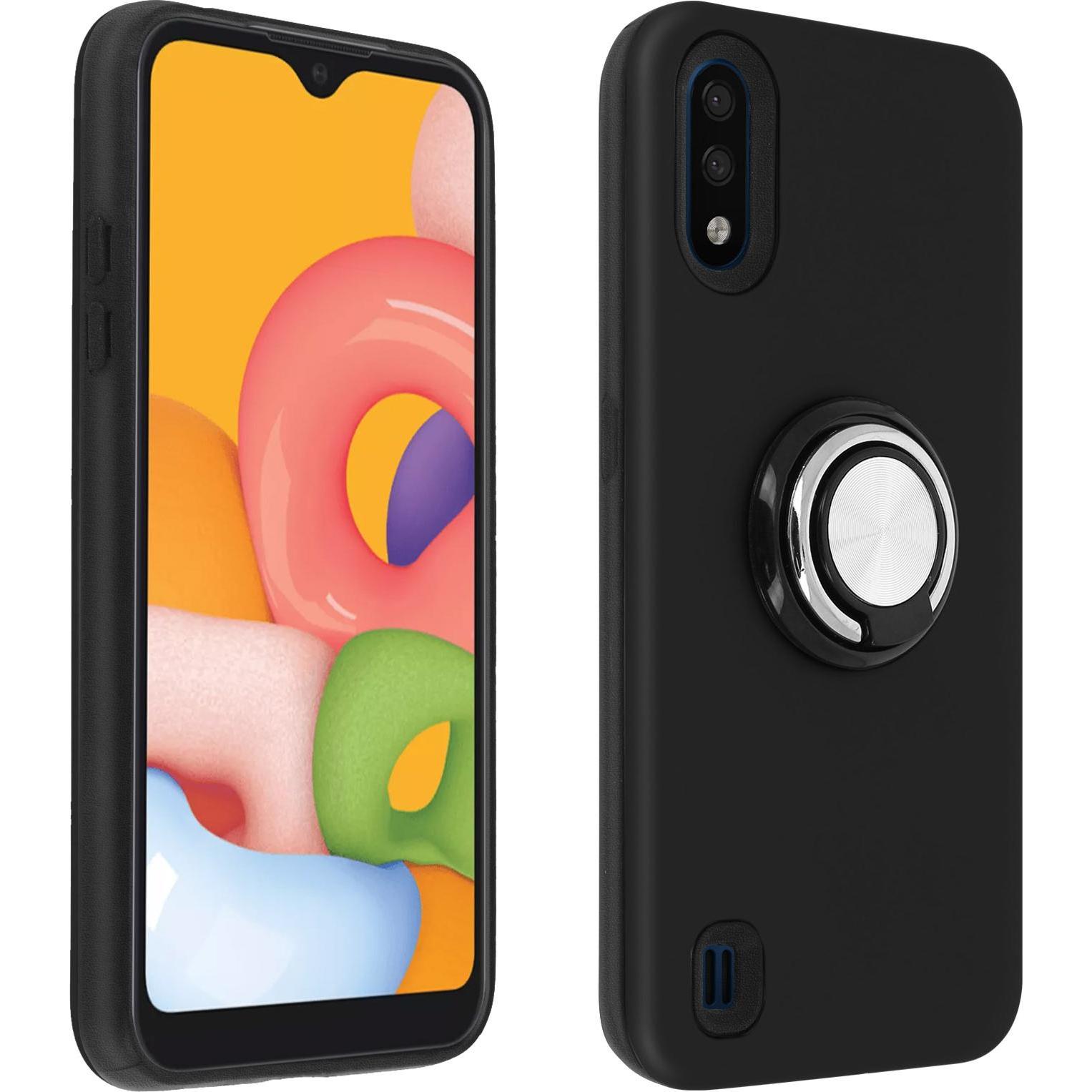 Avizar Finger Series (Samsung Galaxy A01), Smartphone Hülle, Schwarz