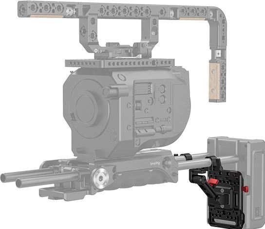 Image du produit SmallRig V Mount Battery Plate with Adjustable Arm 2991 (Accessoires vidéo divers)