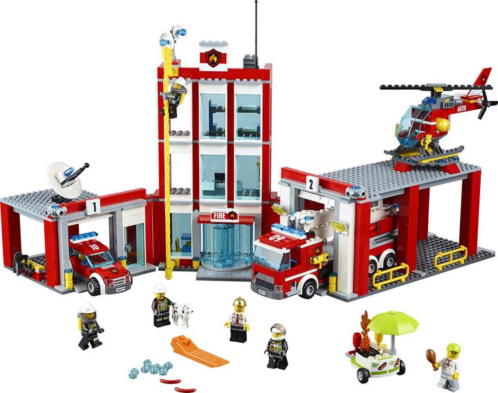Image du produit LEGO City La caserne des pompiers (60110, LEGO City)