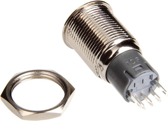 Produktbild DimasTech Vandalismustaster 16mm - Silverline