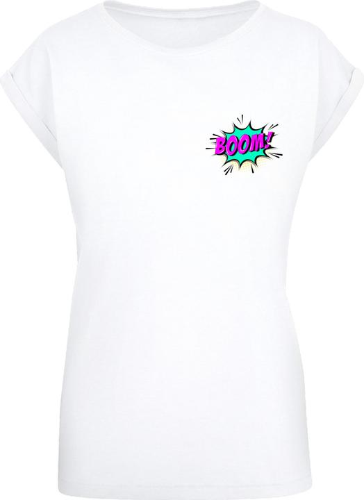 Produktbild Merchcode Ladies BOOM Comic Extended Shoulder Tee - 116849 (S)