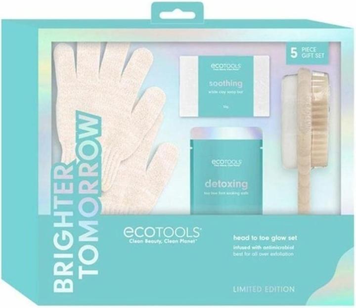 EcoTools BRIGHTER TOMORROW WAKE UP + GLOW set 7 pz (Körperpflegeset)
