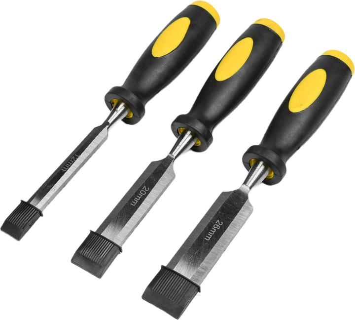Actual product image Benson Wood chisel set 3 pieces pro-grip