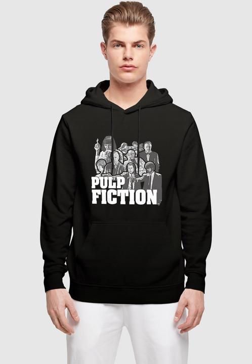 Produktbild Merchcode Pulp Fiction - Cast Graphic Basic Hoody - 197697 (XXL)