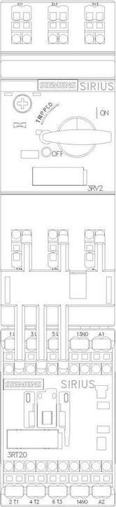 Produktbild Siemens Verbraucherabzweig 3RA2110-1AE15-1AP0
