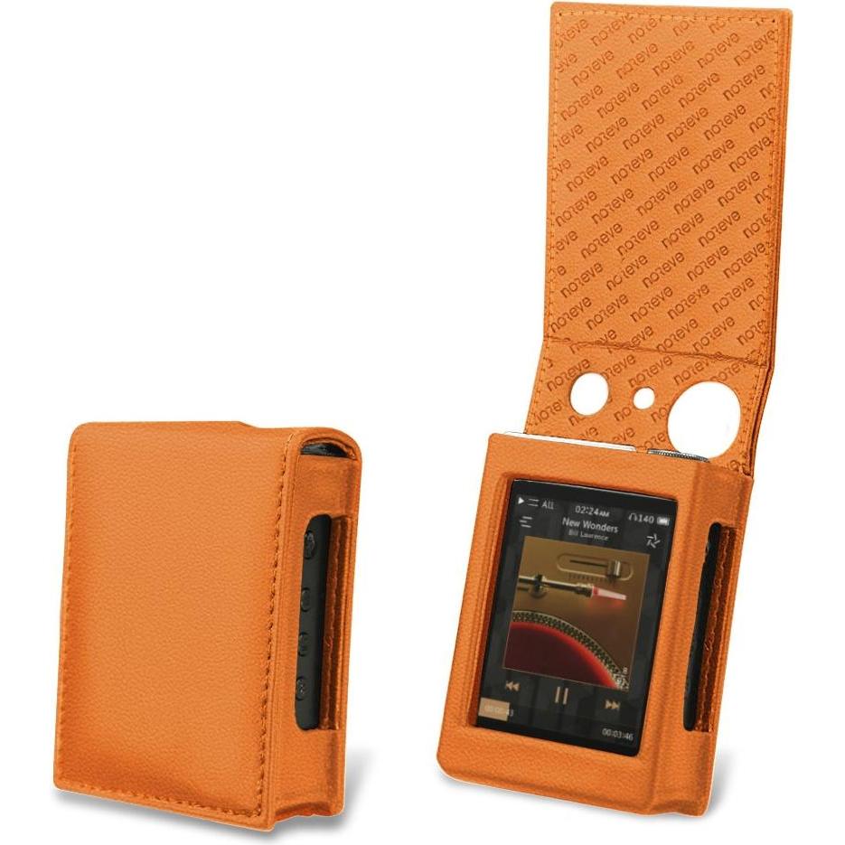 Noreve Lederschutzhülle vertikal, MP3 Tasche + Hülle, Orange