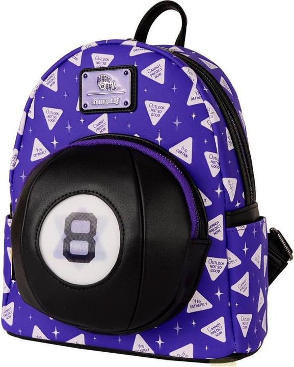 Actual product image Loungefly Mattel by Mini Backpack Magic 8 Ball
