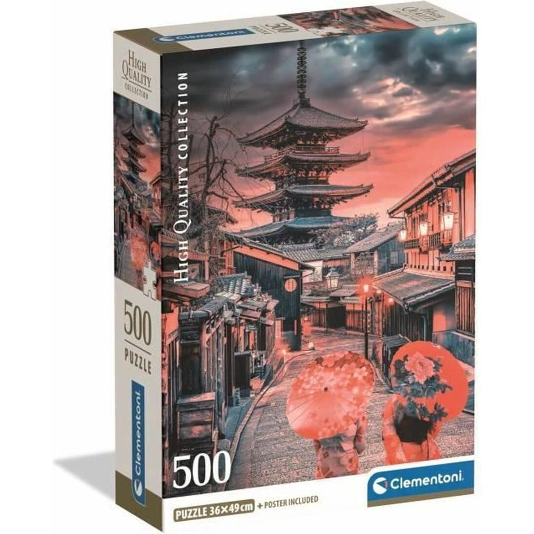 Clementoni Multicolore 500 Pcs Cb Hqc Evening In Kyoto (500 Pezzi)