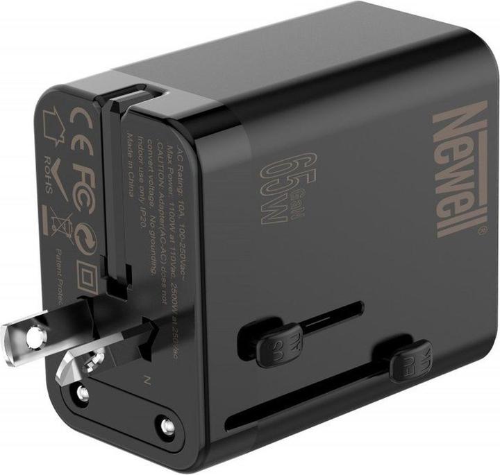 Actual product image Newell GaN Reiseadapter 65 W Netzwerkladegerät