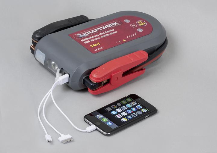 Produktbild Kraftwerk Mini-Booster 600A, 3.7 V-40'500 mAh (900 A, 40500 mAh)