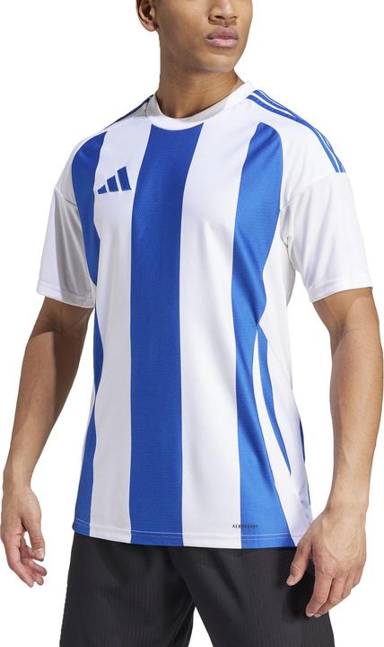 Produktbild No Name Koszulka męska adidas Striped 24 Jersey biało-niebieska IW2144 S (S)