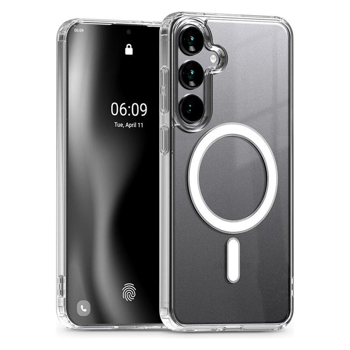 Mercury Trasparente Etui Magsafe Jelhard Samsung S24 Fe (Samsung Galaxy S24 Fe), Cover Smartphone,