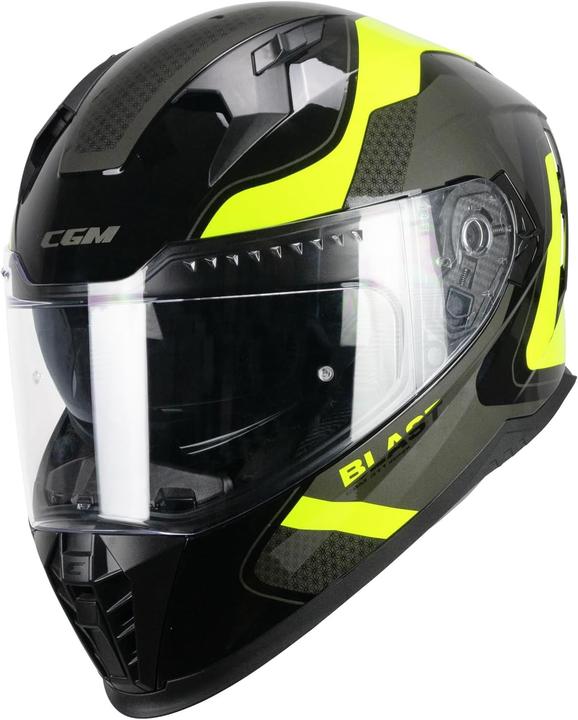 Immagine prodotto CGM Integral Helmet with ECE-R 22.06 Approval, HPT Shell, Retractable Sun Visor, Ventilation System (S)