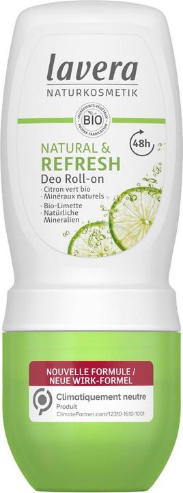 Actual product image Lavera Deo Roll-On Natural Refresh Bio Limette (Roll-on, 50 ml)