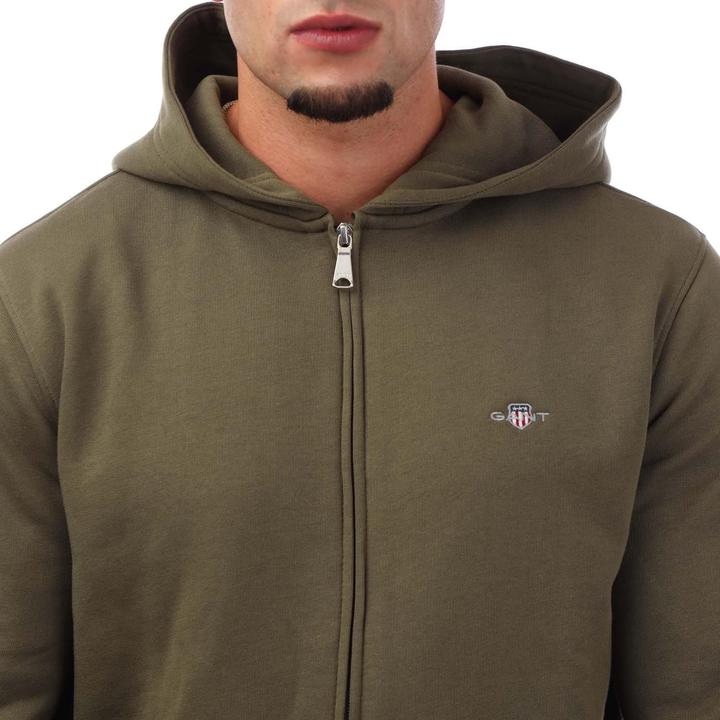 Immagine prodotto GANT Felpa con Cappuccio e Zip Intera Logo Scudo Uomo (S)