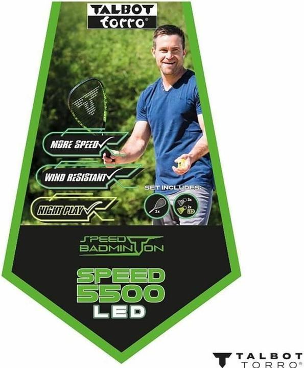 Produktbild Talbot Torro Speedbadminton Set Speed 5500 LED